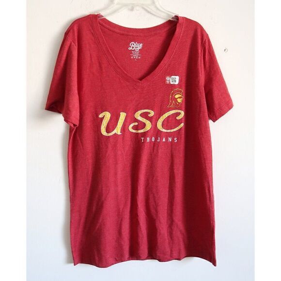 Blue 84 Tops - Blue 84 USC Trojans V-Neck Tee NWOT - Size Large